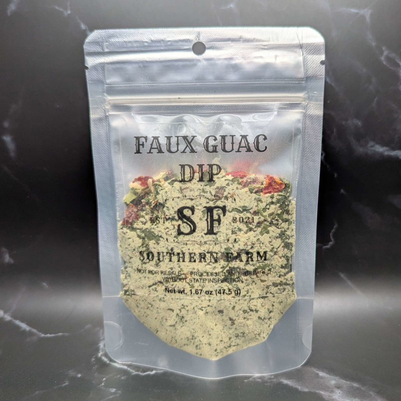 Faux Guacamole Dip Mix