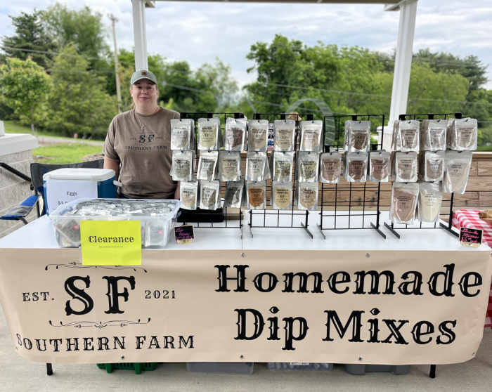 Michelle Selling Dip Mixes