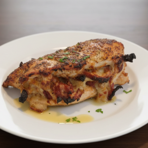 Cheesy Italian Tomato Stuffed Chicken