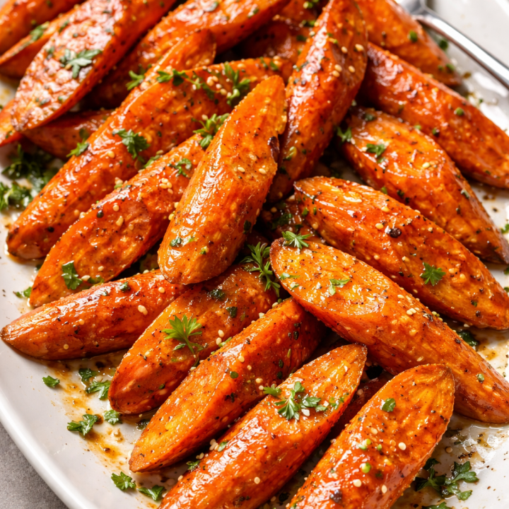 Honey Spiced Glazed Carrots